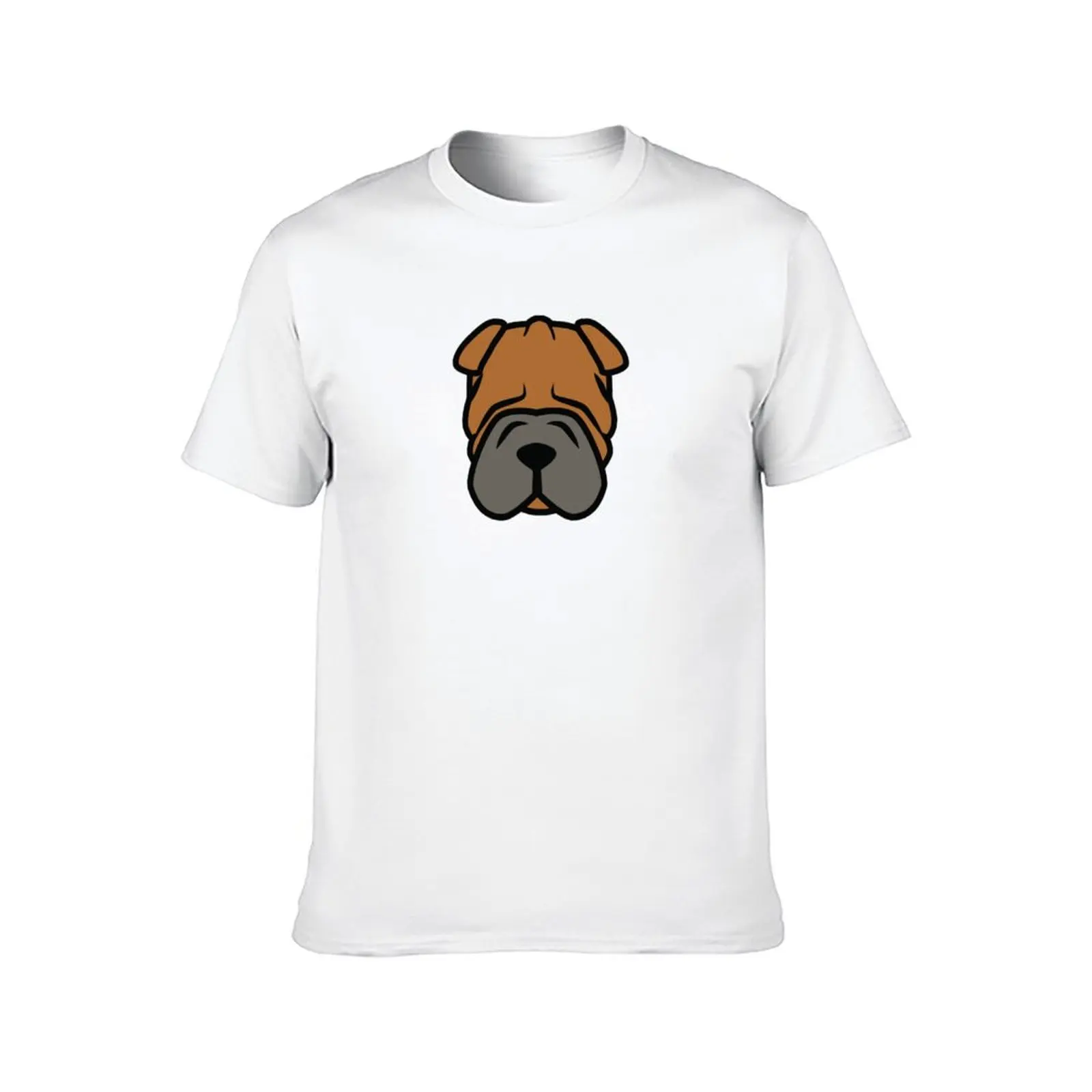 Shar Pei face - Wrinkly mom gifts love shar-pei T-Shirt man t shirts for men T-Shirt