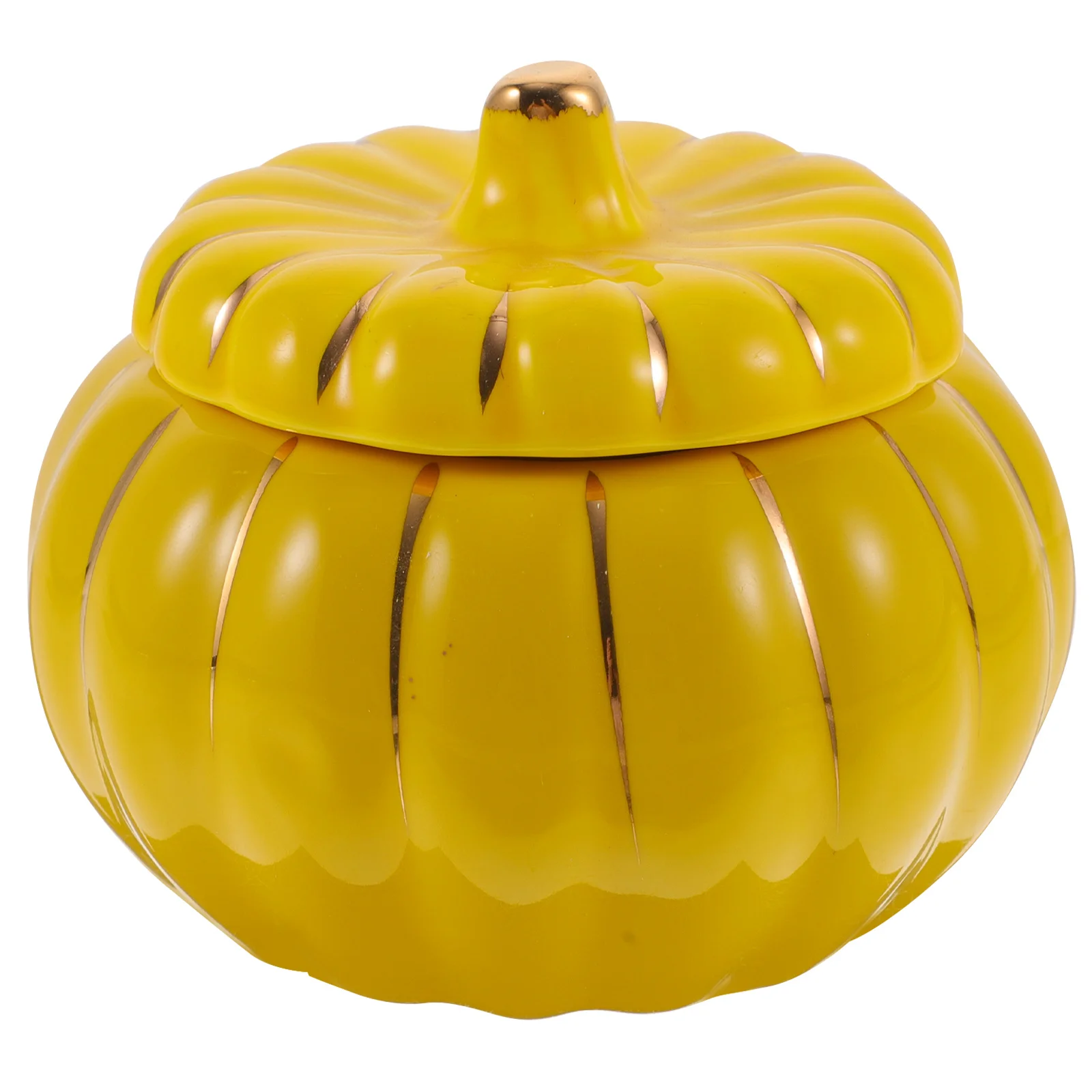 

Pumpkin Soup Bowl Ceramic Pumpkin Shape Smooth Surface Steamed Food Container Decorative Kitchen Dinnerware Halloween Gift