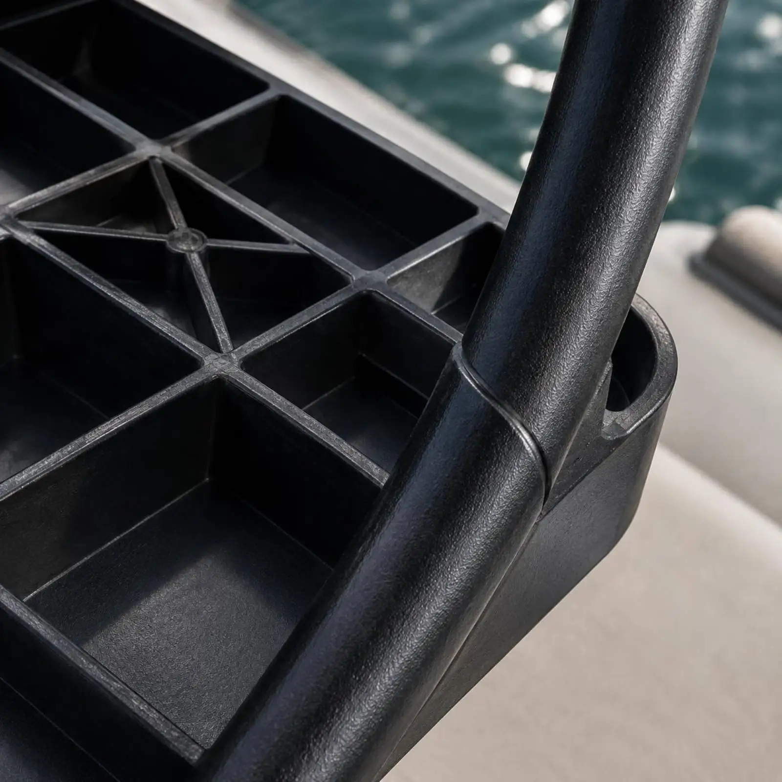 Marine Engine Mount Outboard Motor Bracket Grid Structure for Inflatable Rubber Fishing Boat Accessories