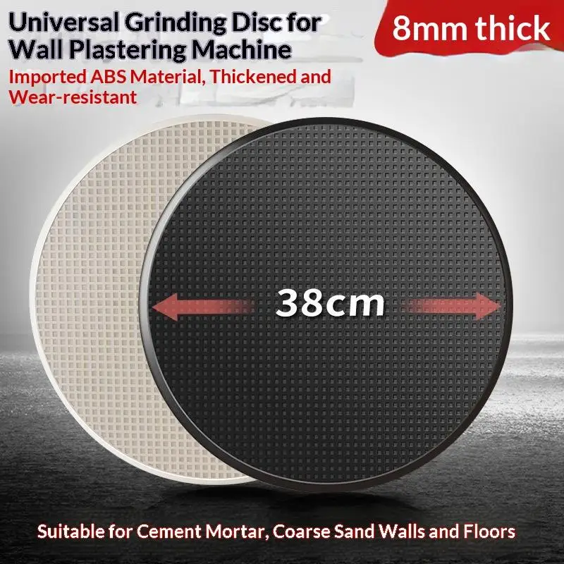 ABS Wall Grinding Disc Floor Smoothing Black White Trowel Plate Ultra Soft Wear-resistant Concrete Floor Sander