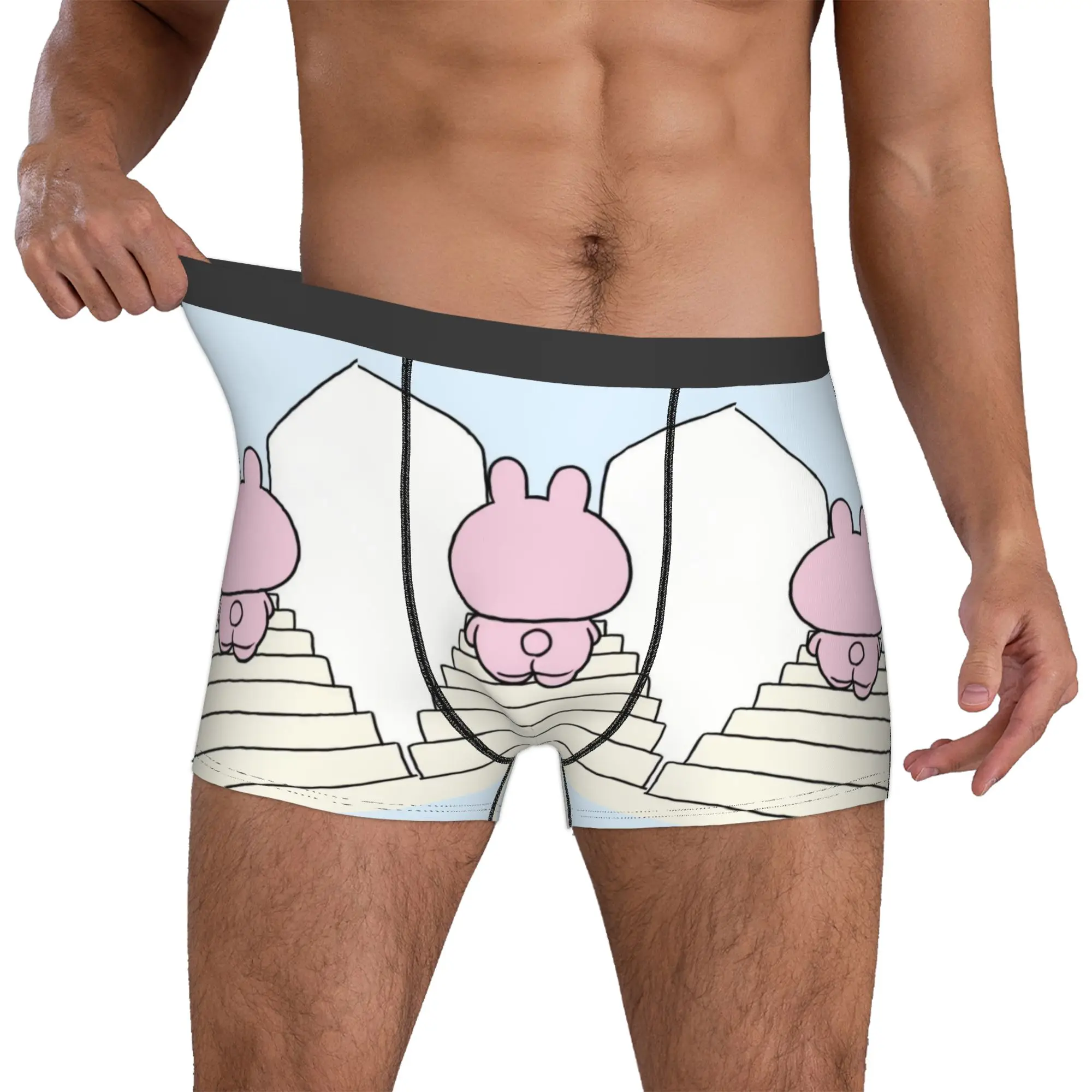 

Custom Cartoon A-Asamimichans Cute Boxer Shorts For Men 3D Print Underwear Panties Briefs Soft Underpants