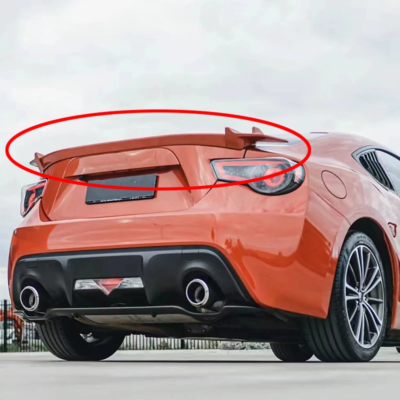 

Suitable for Toyota GT86 Subaru BRZ FRP carbon fiber rear trunk lid spoiler body modification kit