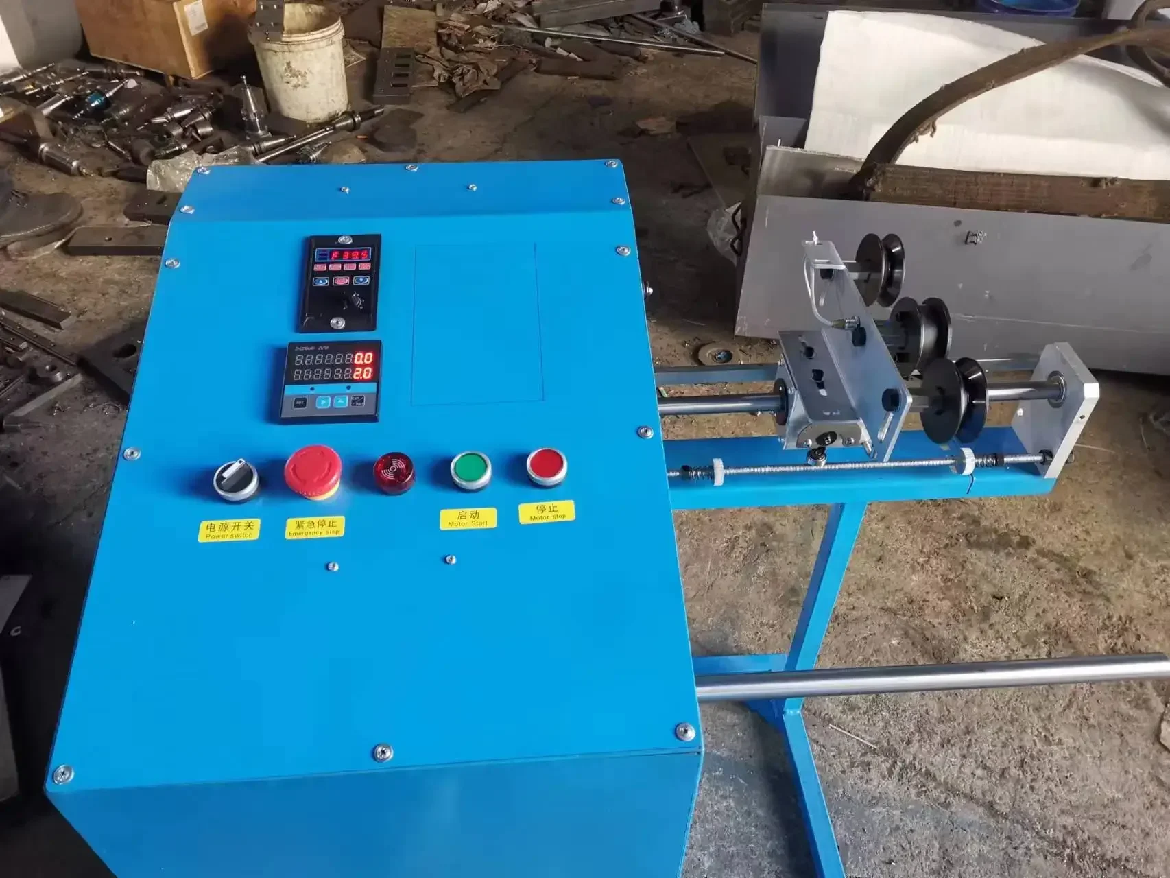 Qipang Spool Rewinding Machine Automatic Wire Cable Wrapping Packing Machine Coiling Machine