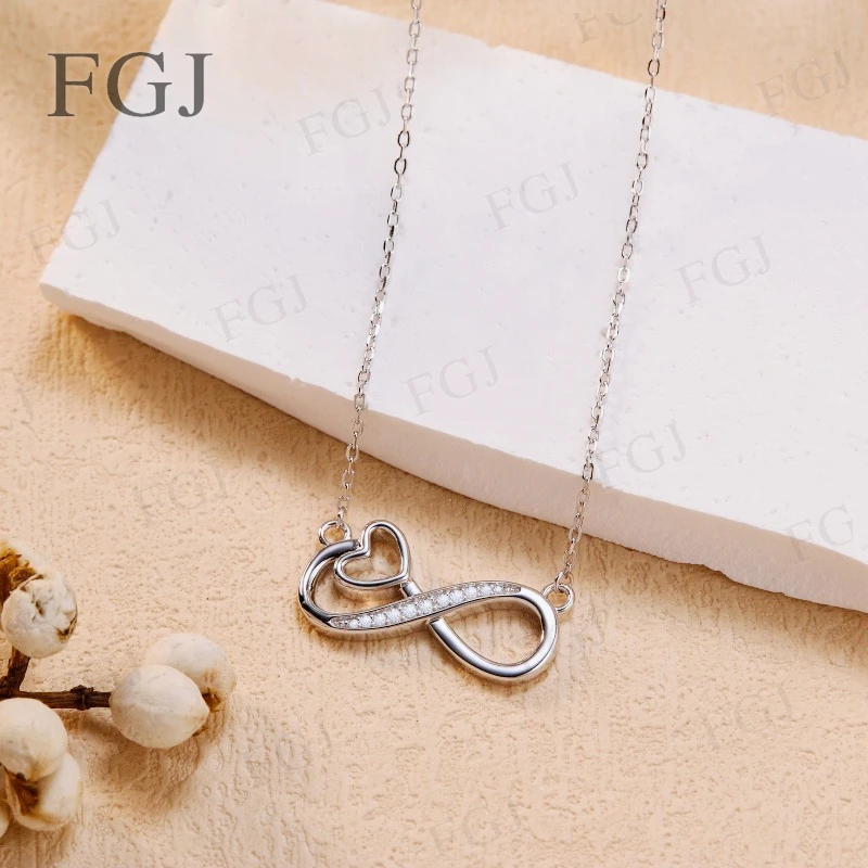 925 Sterling Silver Pendant Neckalce Moissanite Neckalce Special Shape Sparkling With GRA For Wedding Gifts Charms Jewelry