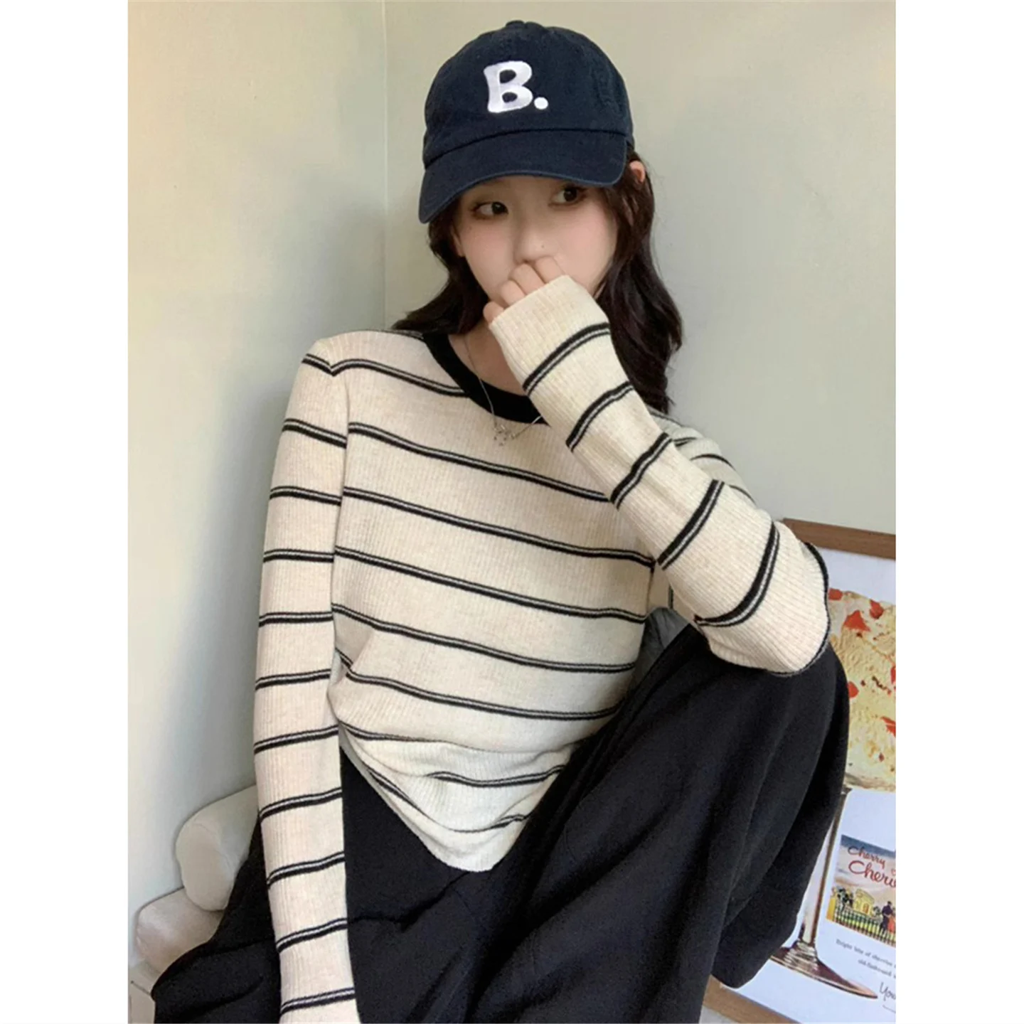 

Женские пуловеры с пышным ворсом, глубоким вырезом, для тренировок, обучения, наставничества,наставнич