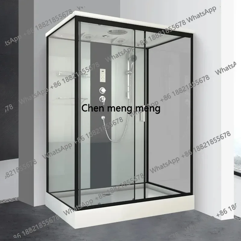 

Integral shower room, household glass square bath room partition dry and wet separation