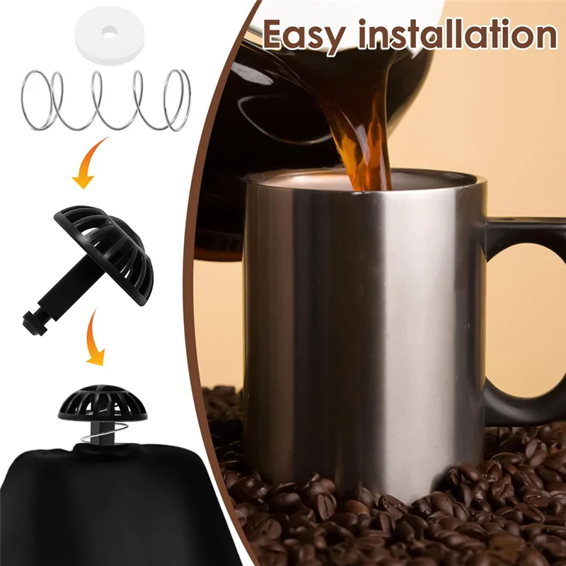 ABRG-4 ชิ้นเครื่องชงกาแฟตะกร้าตัวหยุดด้านล่างพร้อมสปริงสำหรับเครื่องคูซินาต์-อะไหล่ทดแทน