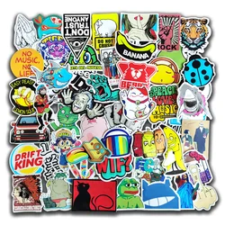 50pcs Cool Classic Random Stickers Car Motorcycle Scooter Car Bike Luggage Phone Skateboard Sticker Bomb Sticker for Kids Gift