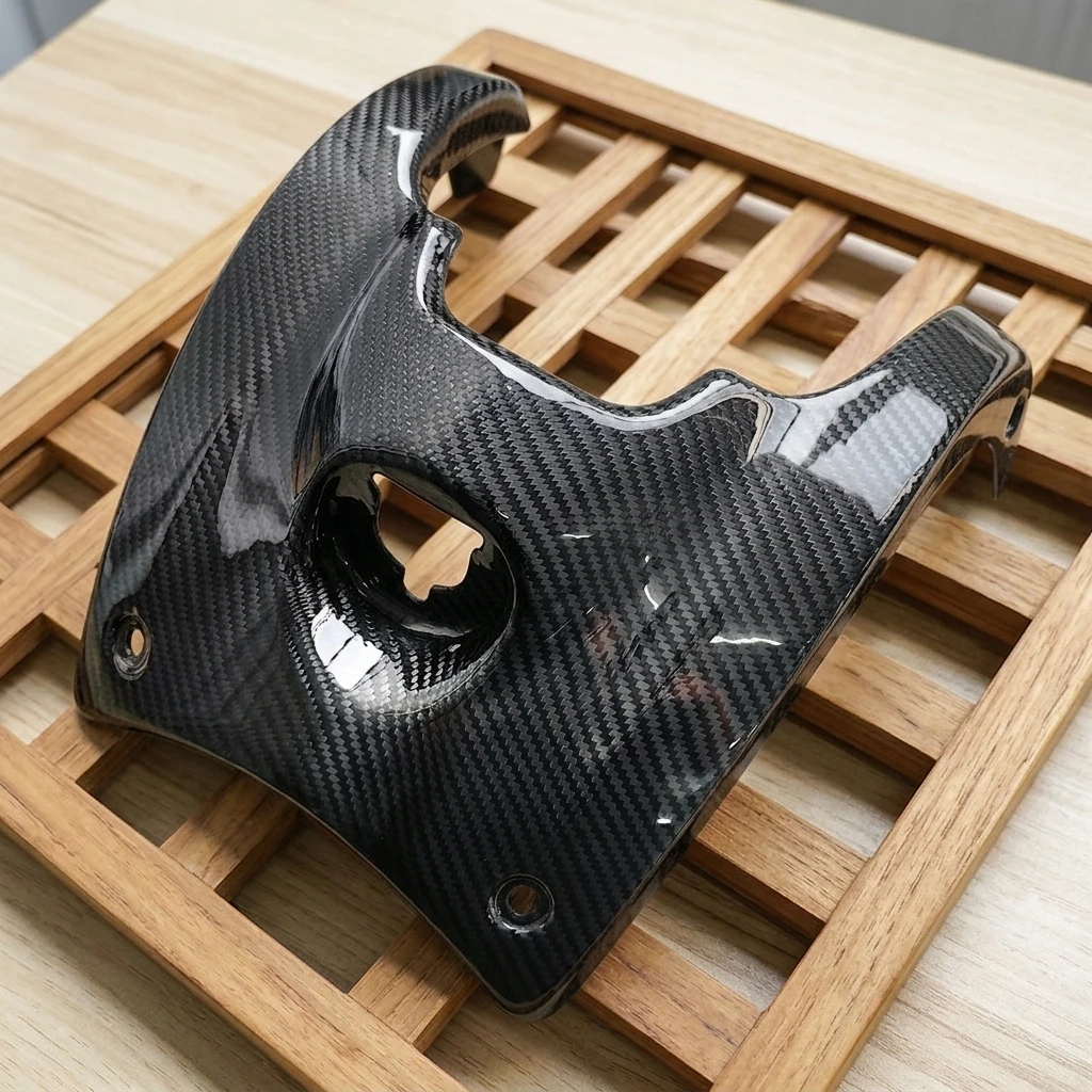 Motorcycle Carbon Fiber Front Fuel Tank Guard for Kawasaki Vulcan S 650 2015-2026 Lightweight Protection