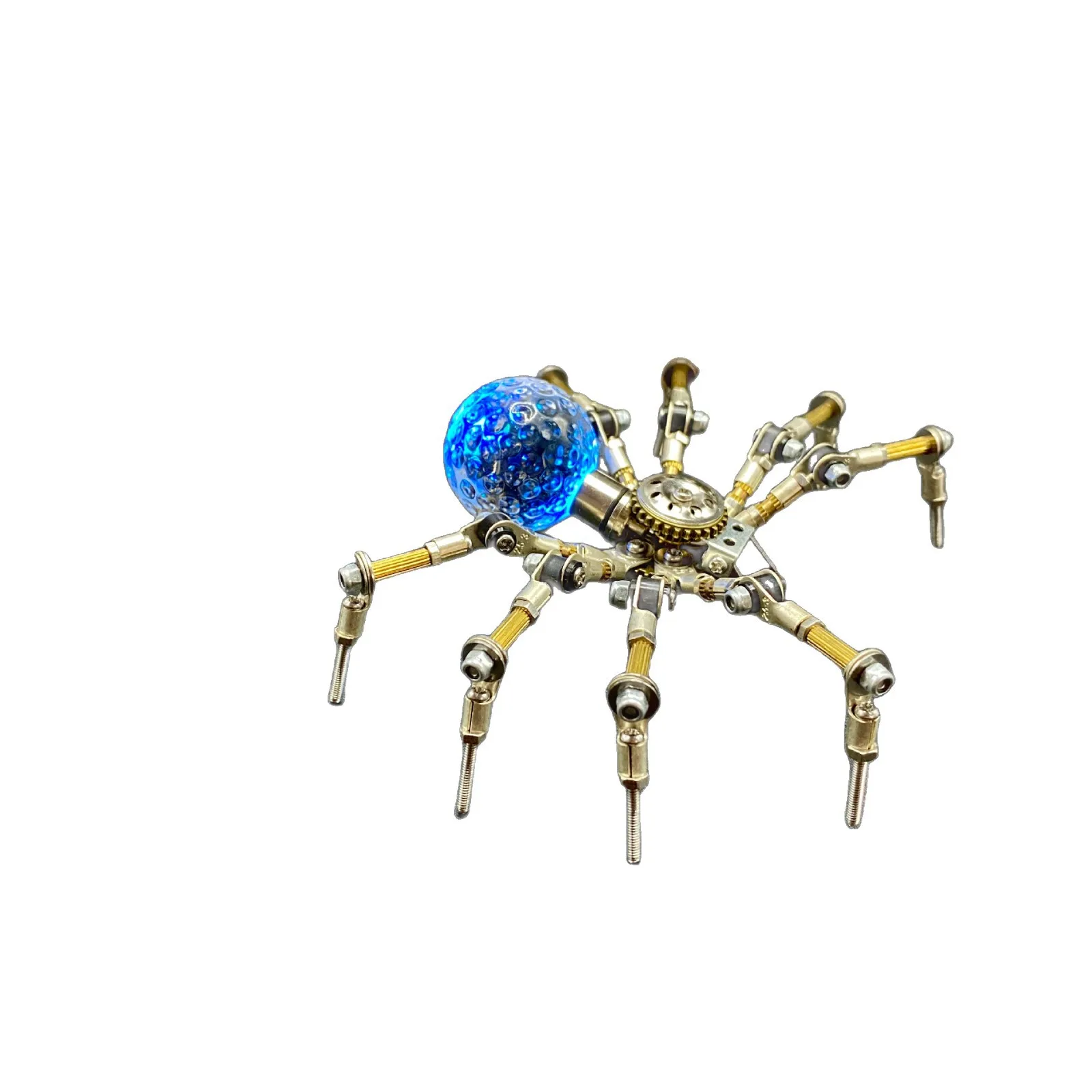 

Новый 3D-пазл 2026: Металлический светящийся паук в стиле стимпанк, механическая модель-конструктор для самостоятельной сборки, игрушка для взрослых и фанатов, подарок на день рождения