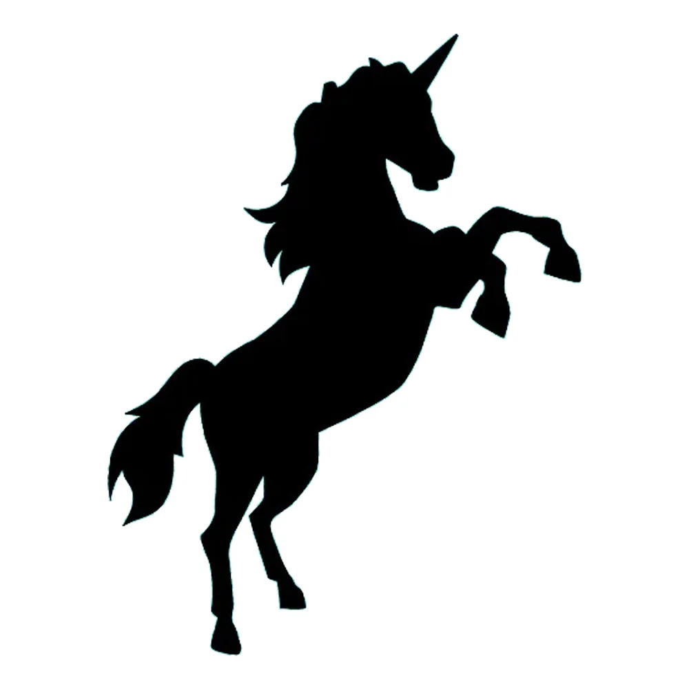Hаклейка на авто Единорог Self-Adhesive Vinyl Decal, Used for Car Windows, Bumper, Laptops, Waterproof Exterior Car Accessories