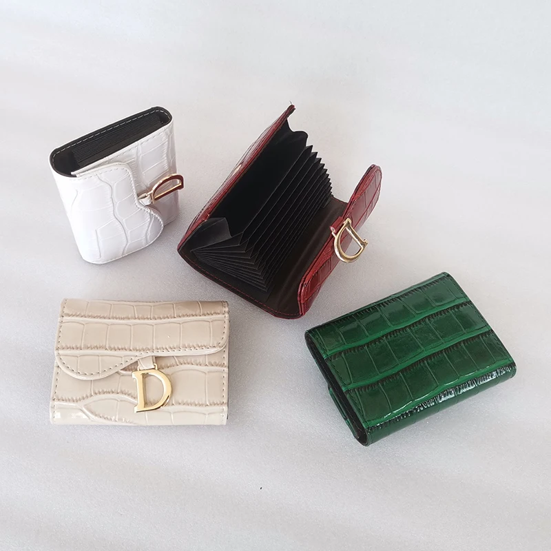 Draagbare Mini Dames Creditcard Zakken Pu Lederen Visitekaartje Bankkaart Id-kaart Portemonnee Tassen Houder Vrouwen Geschenken Zak