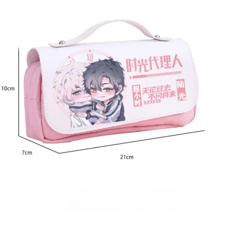 Anime Link Click Pencil Case Cosplay Large Capacity Pencil Bag Pen Bags Back To School Supplies Pencil Pouch Christmas Gifts