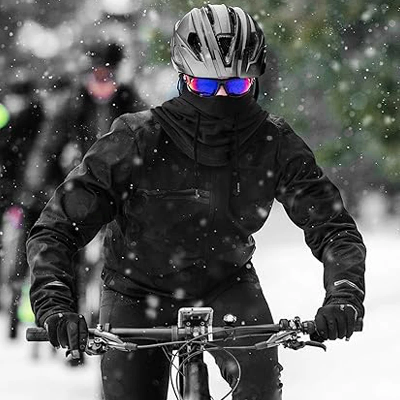 2025 الشتاء ثلاثة في واحد الصوف رشاقته قبعة للرجال النساء سميكة في الهواء الطلق الدراجات التزلج حماية Coldproof أسفل إبقاء قبعة تدفئة #5