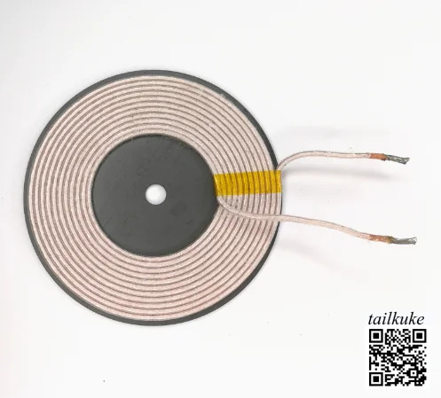 

Катушка индуктора беспроводного источника питания высокой мощности 13 ух диаметром 70 мм с магнитным сепаратором