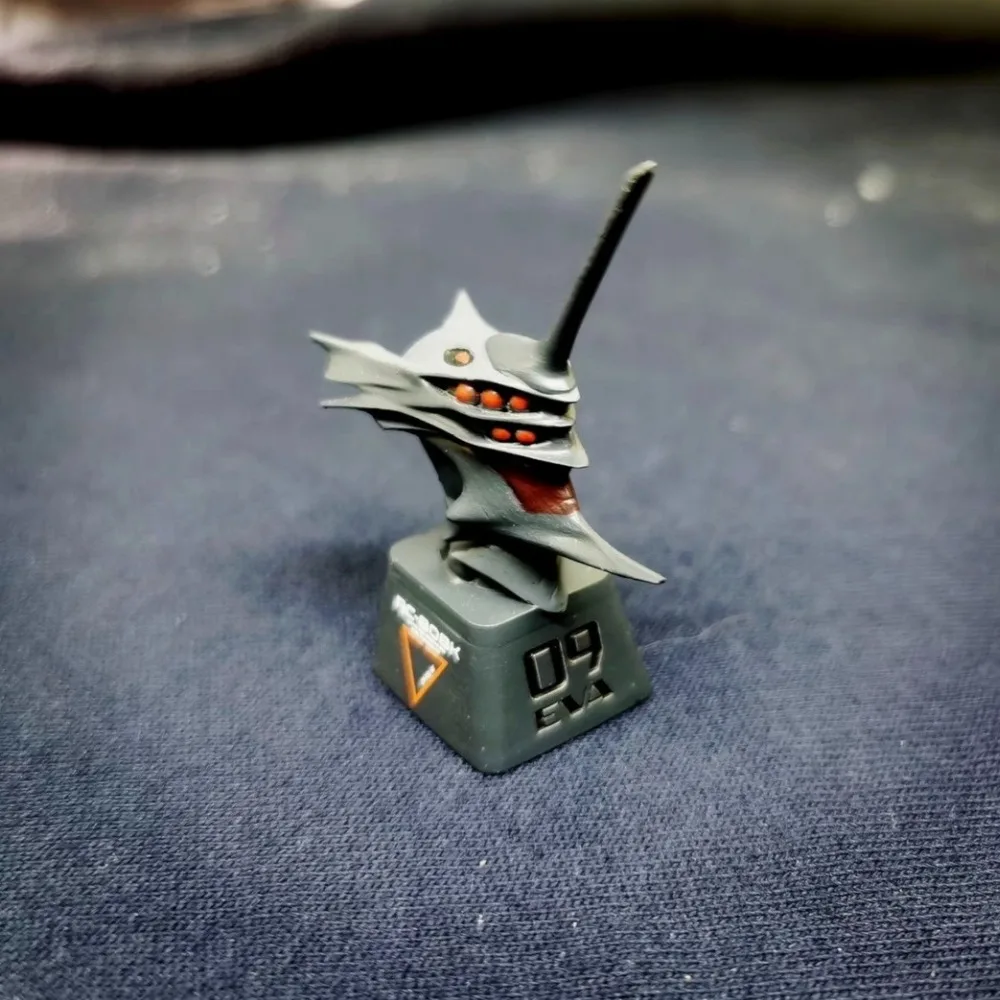 

Колпачки для клавиш из смолы в стиле аниме из ЭВА для механической клавиатуры, персонализированные тисненные аксессуары для рукоделия, игр, персонализированные подарки ручной работы