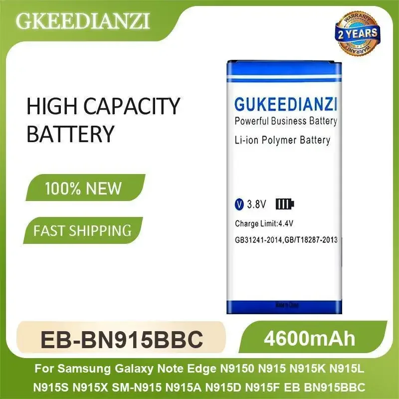 

EB-BN915BBC Аккумулятор для Samsung Galaxy Note Edge N9150 N915 N915K N915L N915S N915X SM-N915 N915A N915D N915F EB BN915BBC