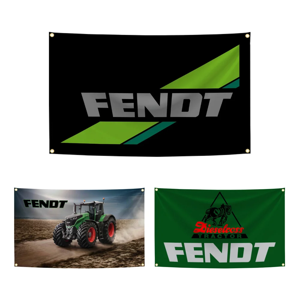 3x5 Ft Germany Agriculture Tractor Flag Polyester Digital Printing Banner for Garage Home Outdoor Decoration Tapestry