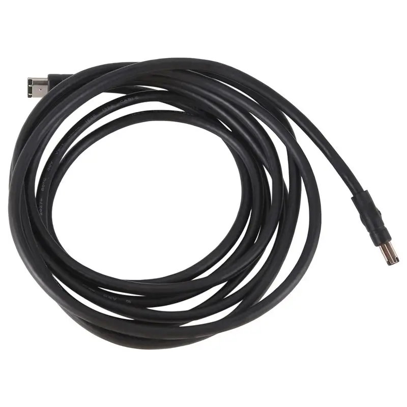 Black IEEE 1394 Firewire 400 To Firewire 400 Cable, 6 Pin/6 Pin Male / Male - 10 FT-AEF7