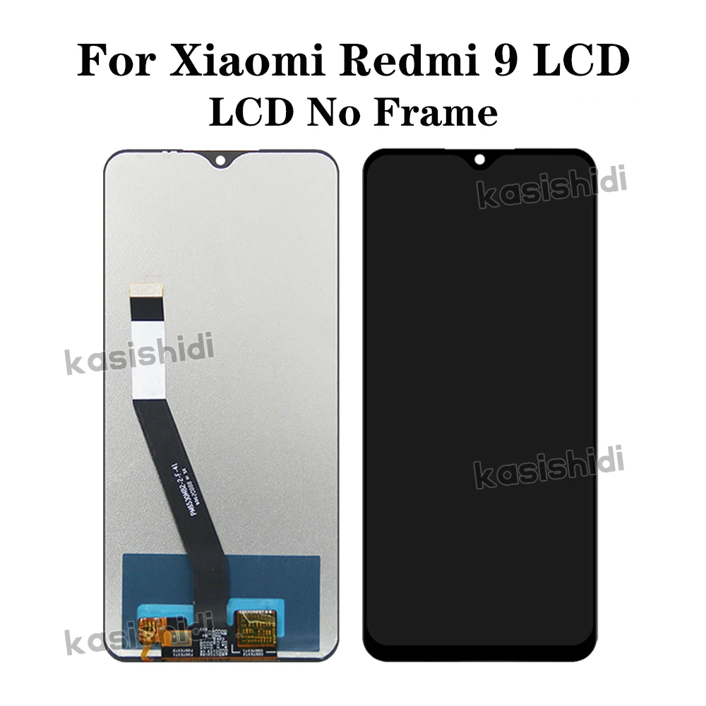 LCD For Xiaomi Redmi 9 LCD Display Screen Touch Digitizer Assembly Display Touch Repair Parts M2004J19AG M2004J19G 100% Tested