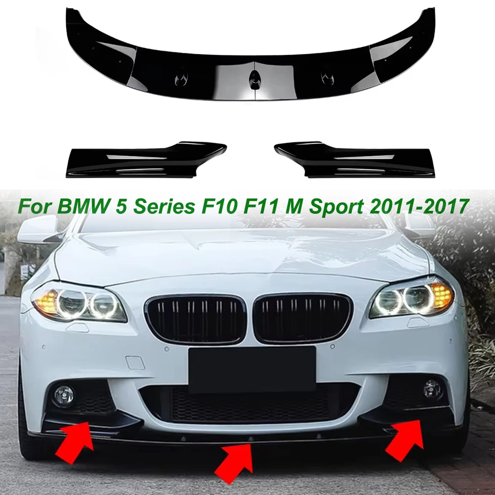 

Для BMW 5 серии F10 F11 M Sport 2011-2017 автомобильный передний бампер, разделитель для губ, диффузор, спойлер, защита, комплекты кузова, тюнинг