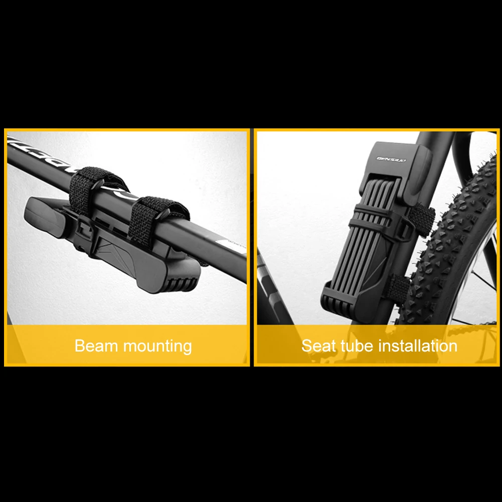 

Bicycle Foldable Lock High Security Bike Safety Lock Anti-Theft MTB Road Cycling Lock for Motorcycle Scooter E-Bike