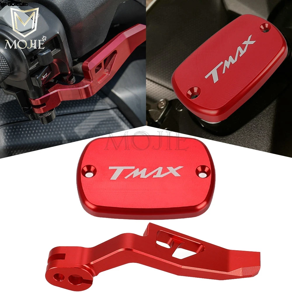 

For YAMAHA XP500 XP530 TMAX T MAX 500 530 560 SX DX MAX TECH Parking Brake Handbrake Lever Brake Fluid Reservoir Tank Cap Cover