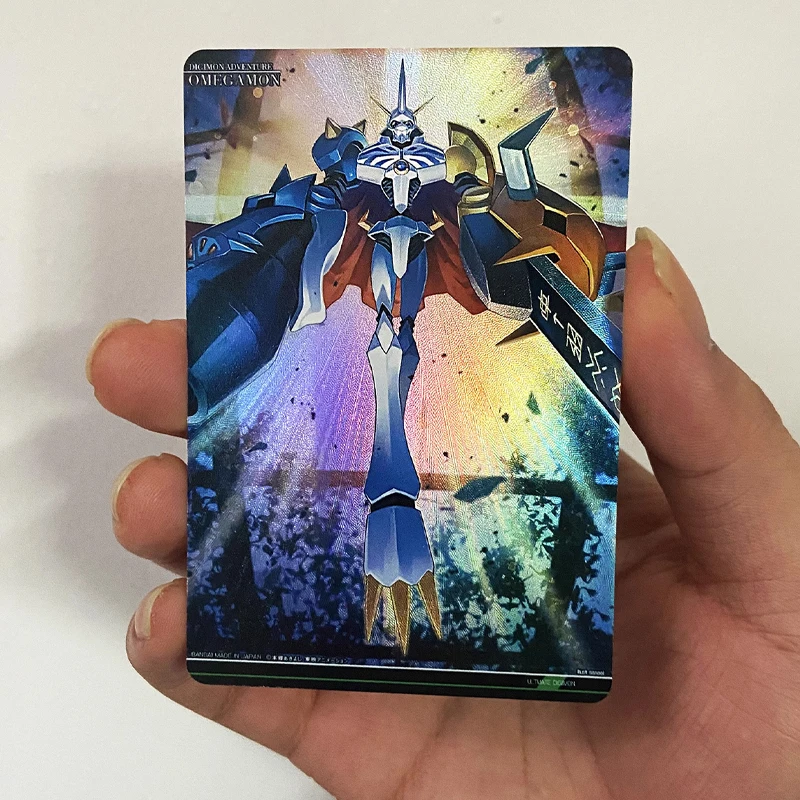 DIY 9개 디지몬 플래시 카드 가루루몬 워그레이몬 메탈그레이몬 수집용 카드 애니메이션 컬렉션 액션 토이 피규어 선물