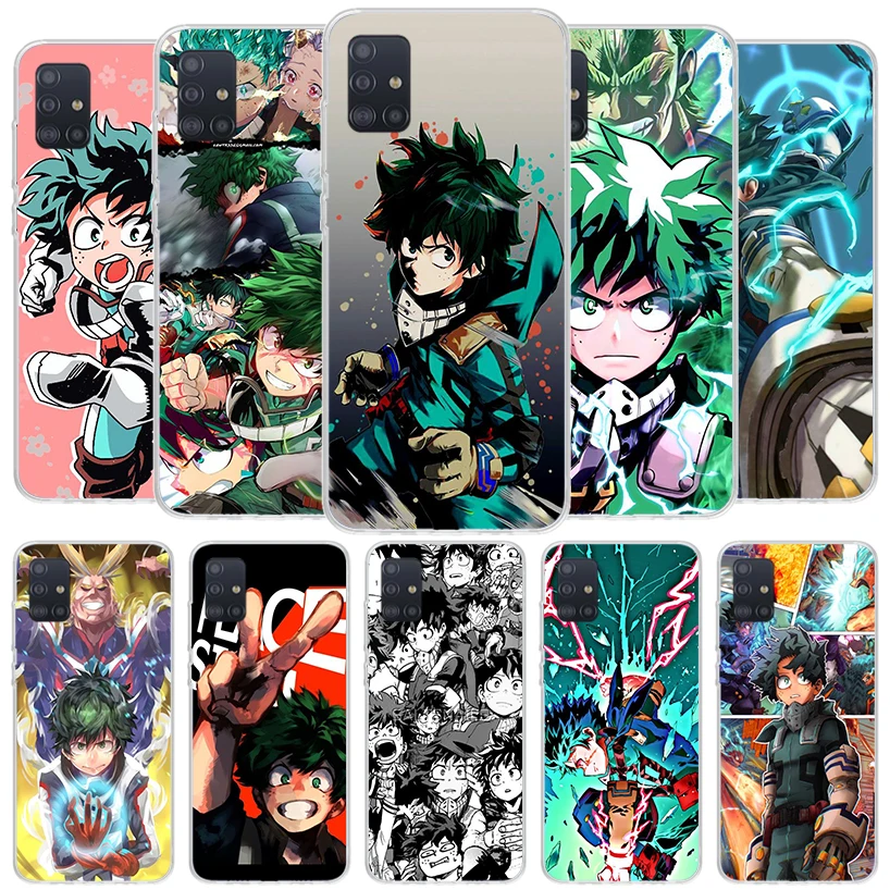 My Hero Izuku Deku Cover Phone Case For Samsung A51 A41 A31 A21S A71 A50S A40 A30S A20E A10S A6 A7 A8 A9 Plus Soft Fundas