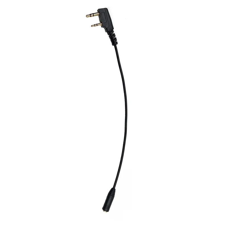 Eccellente cavo di trasferimento per auricolari audio femmina da 2 pin K1 a 3,5 mm per radio Kenwood TYT Baofeng UV5R 888S