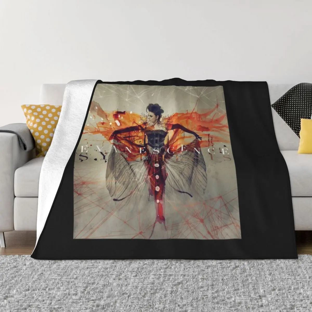 Synthesis Throw Blanket Cute Plaid Bed covers Blankets