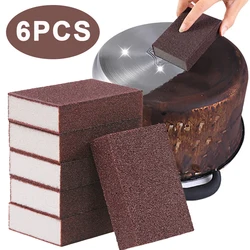 6/1Pcs Nano Sponge Eraser Carborundum Removing Rust Cleaning Sponge Brush For Kitchen Pot Dish Rust Removal Cleaner Accessories