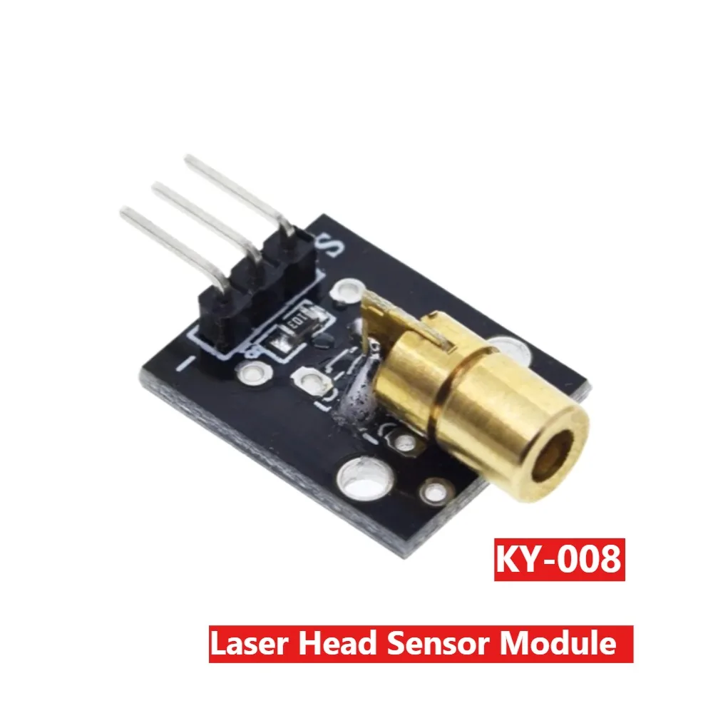 

KY008 650nm Red Laser Module 5V Laser Transmitter Sensor 15pcs Kit For Arduino UNO R3 DIY Project