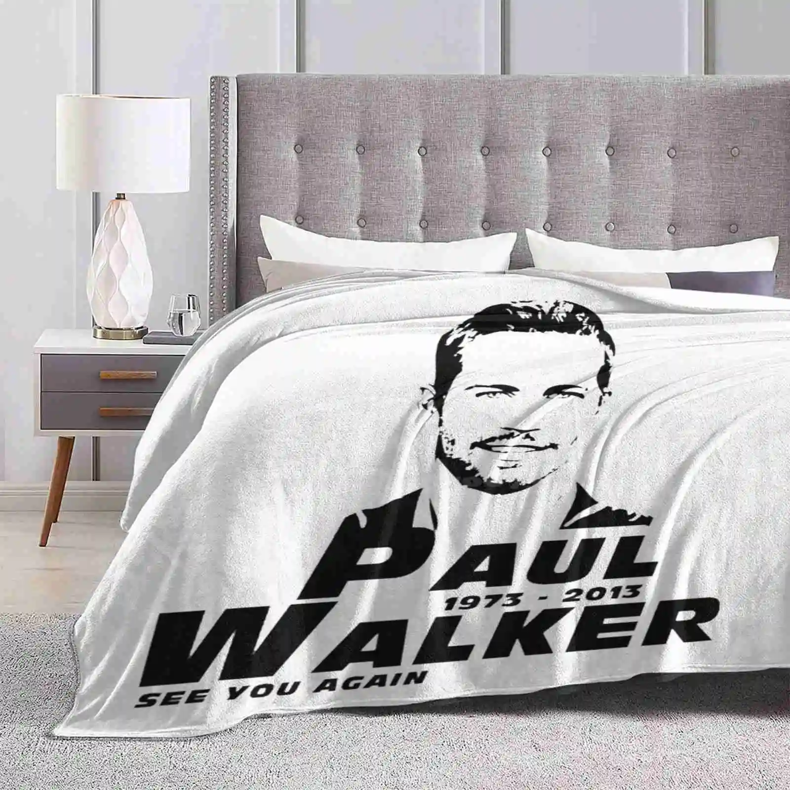 Paul Walker Blanket Soft Warm Travel Portable Blanket Fast 9 Fastandfurious Fast And Furious Rip Paul Walker Brian Oconner