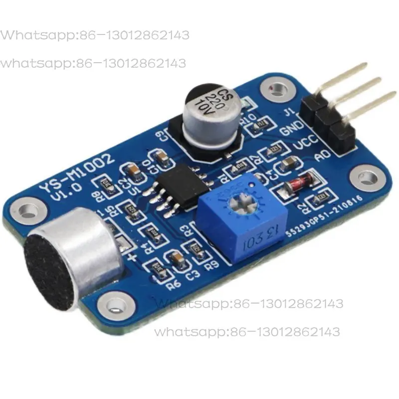 Sound detection module Analog linear ADC acquisition PLC docking