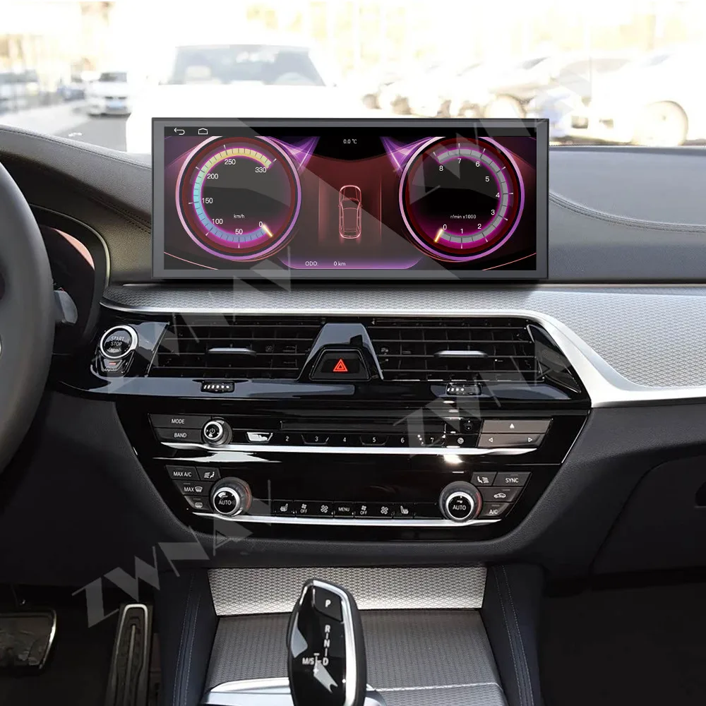 Ультрачёткий сенсорный экран для автомобиля с Linux, 12.3 дюйма, запчасти для модернизации BMW 5 серии 2018-2019, EVO, беспроводной CarPlay, GPS-навигация