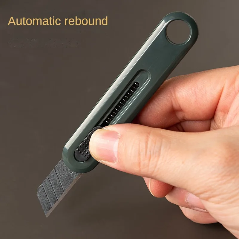 سكين تفلون صغير من M&G، سكين مقاوم للالتصاق ومقاوم للصدأ للوازم المكتبية، عبوة واحدة، لون عشوائي #3