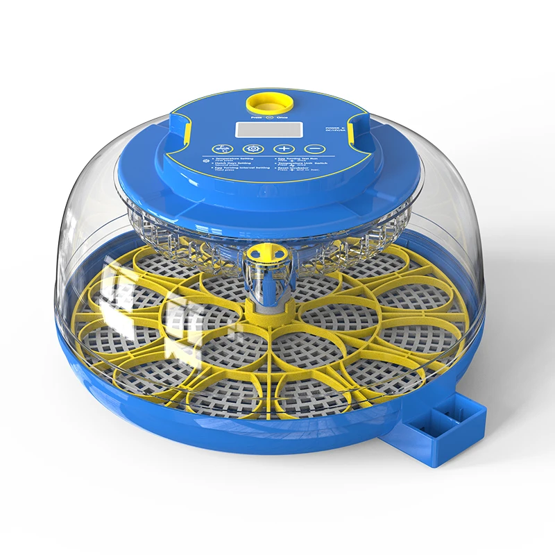 

18H DC 12V LED Lighting Function Removable Controller Celsius Fahrenheit Switch Egg Incubator Automatic Water Filling