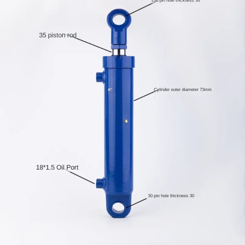 Complete list of accessories for a 3-ton 5-ton hydraulic cylinder hydraulic cylinder bi-directional lifting small heavy-duty