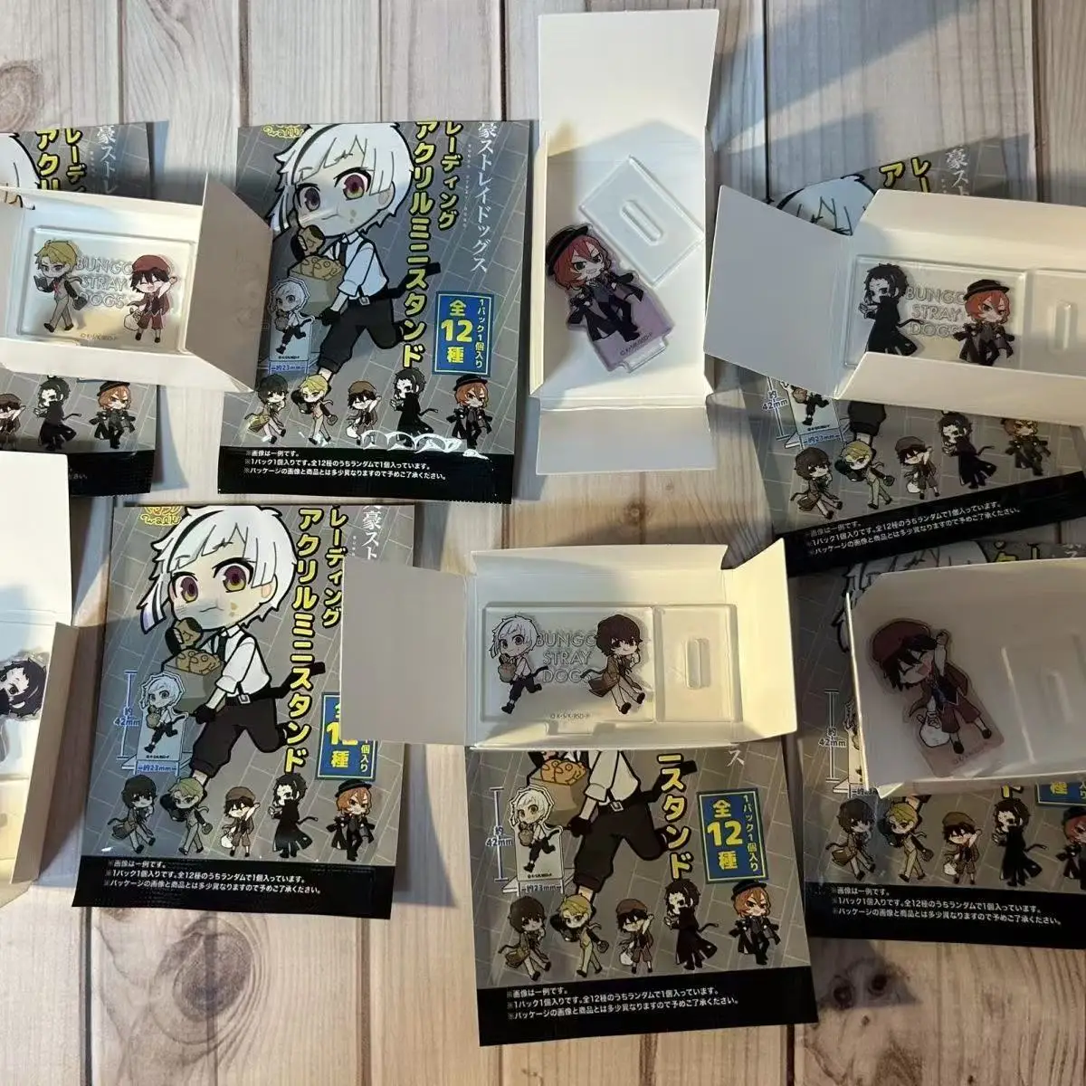 Original Bungo Stray Dogs Collection Acrylic Standing Plates Japanese Anime Figure Dazai Osamu Bookmark Pendant Toys Fans Gift view 2