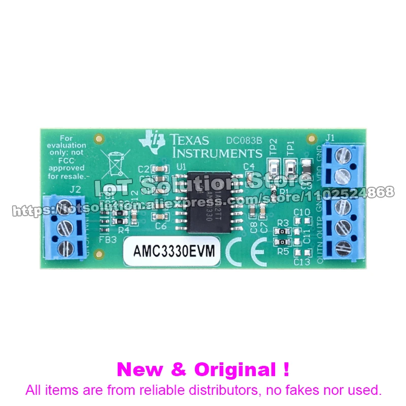 AMC3330EVM AMC3330 precision reinforced isolated amplifier with integrated DC/DC converter evaluation module