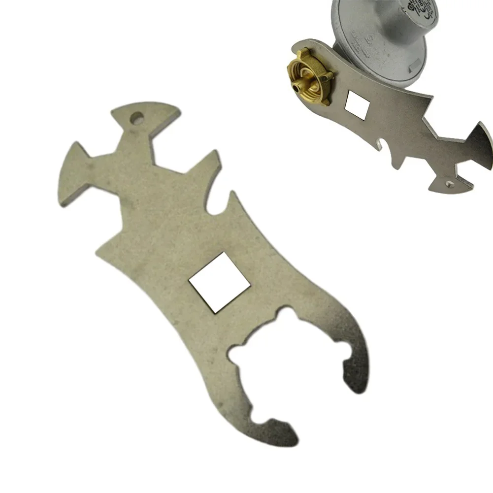 Gas Bottle Wrench Stainless Steel Gas Cylinder Wrench Portable Gas Conditioning Tool Regulators Hand Tools