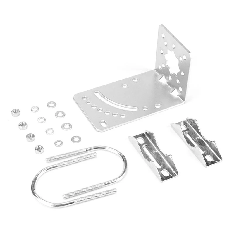 

Mount Bracket Forlpda Yagi Outdoor Antenna Withu-Bolt, Mounting Screws, Mast Clamp L Mounting Bracket