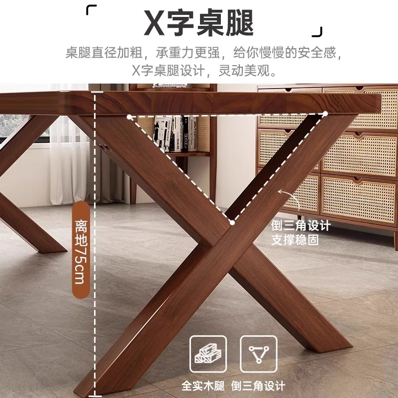 Walnut Dining Table Set for Small Space Style thumbnail