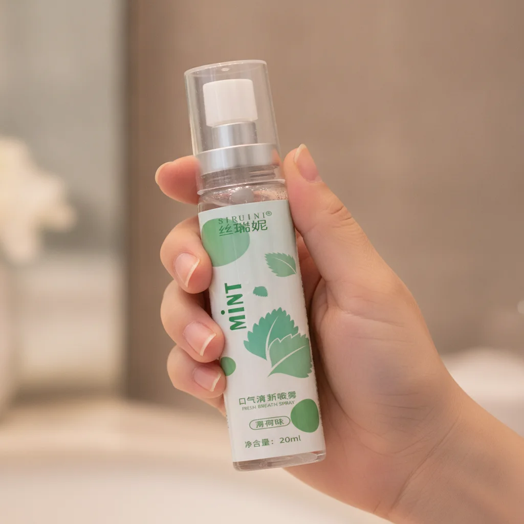 20ml Long-Lasting Breath Freshener Spray Fruity Flavor Mint High-Energy Mint Ingredients Oral Care Products Breath Freshener