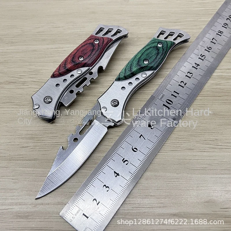 Outdoor stainless steel high hardness carry folding knife