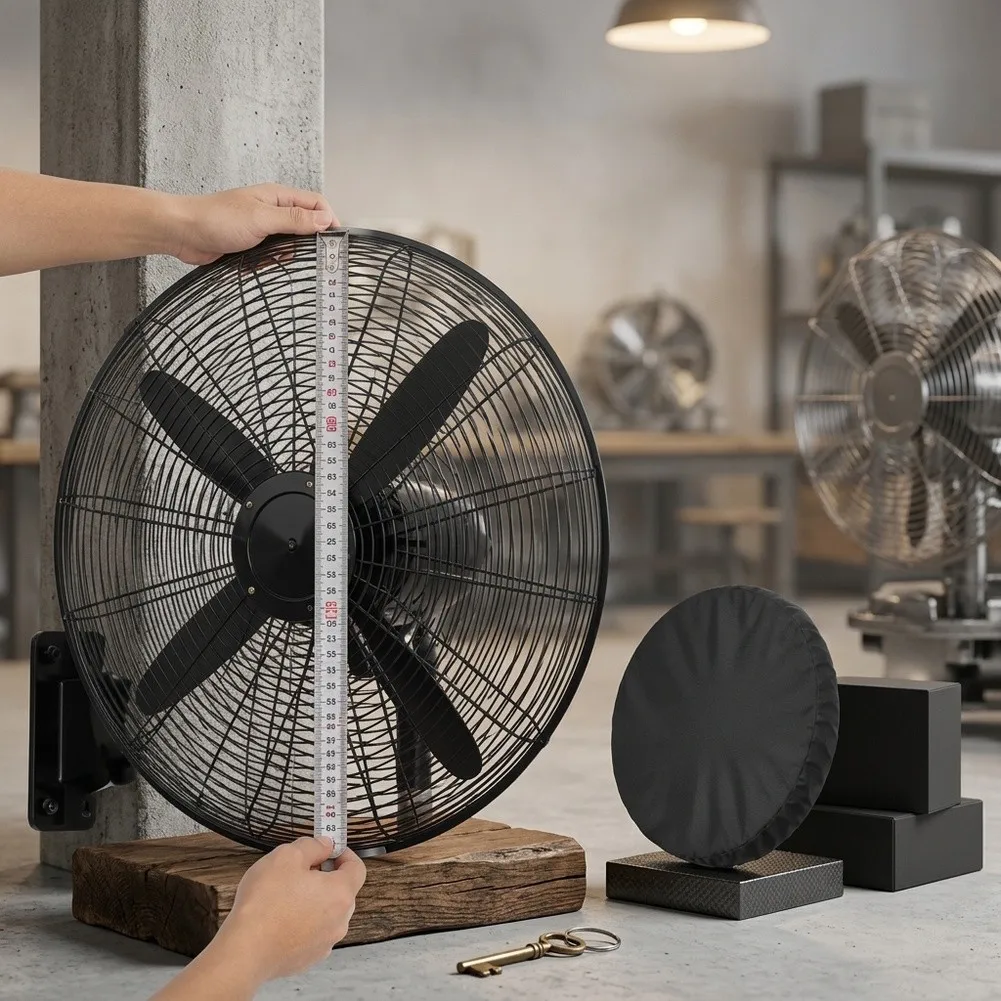 Dustproof Cover For 18-20Inch Industrial Wall Fans,Protector For Floor And Ceiling For Fan Heads, Storage Shield For Workshop