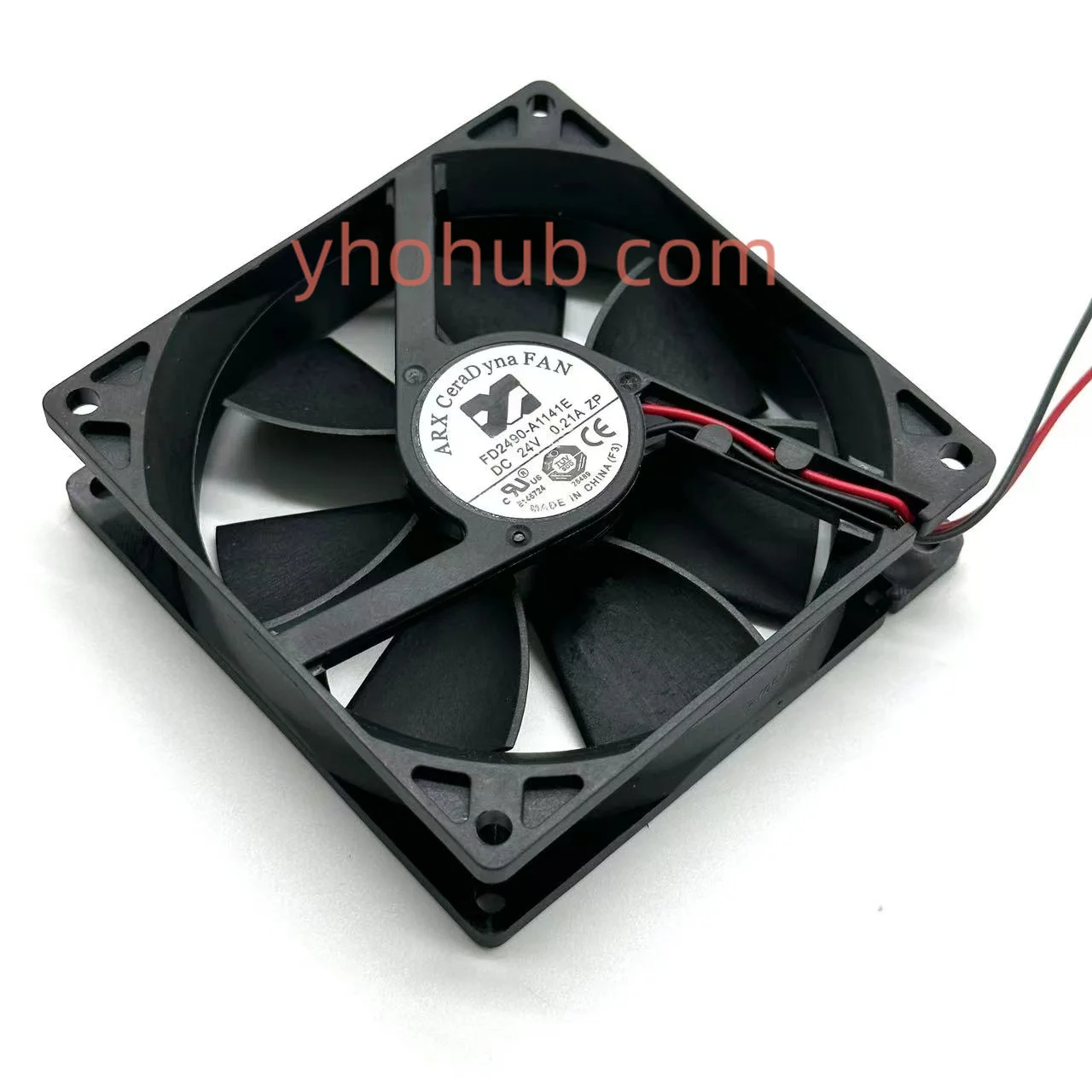 

ARX FD2490-A1141E DC 24V 0.21A 90x90x25mm 2-Wire Server Cooling Fan