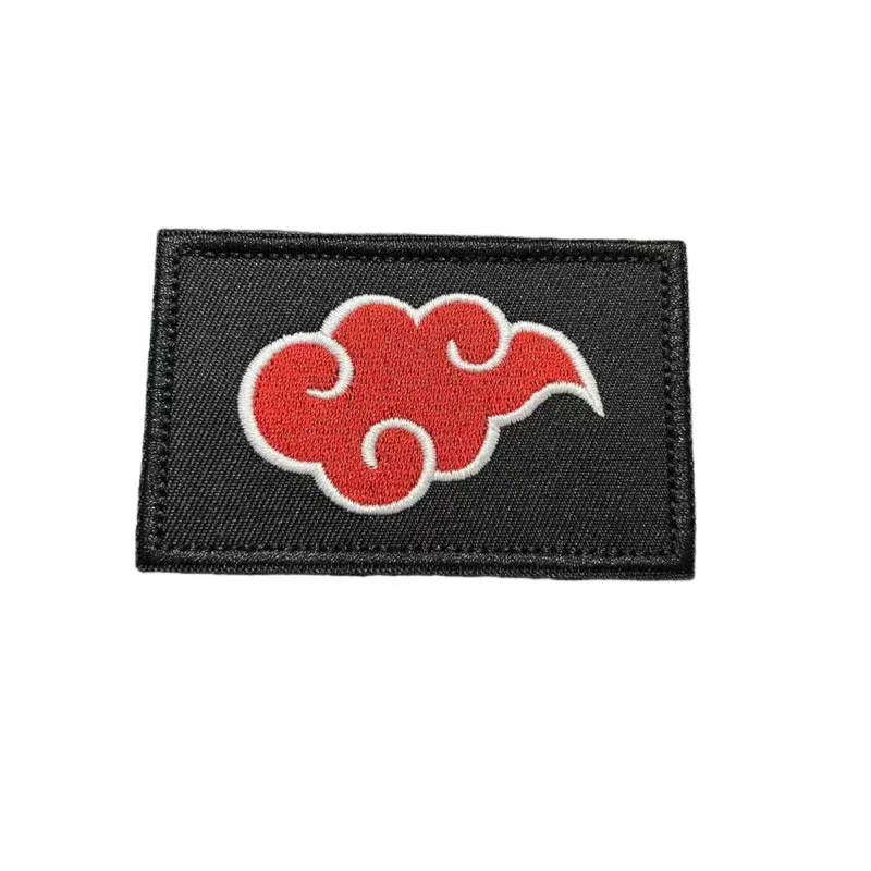 جديد ناروتو شخصية ثنائية الأبعاد Akatsuki النينجا المطرزة التصحيح الإبداعية أنيمي البضائع شارة الفيلكرو هدية عيد