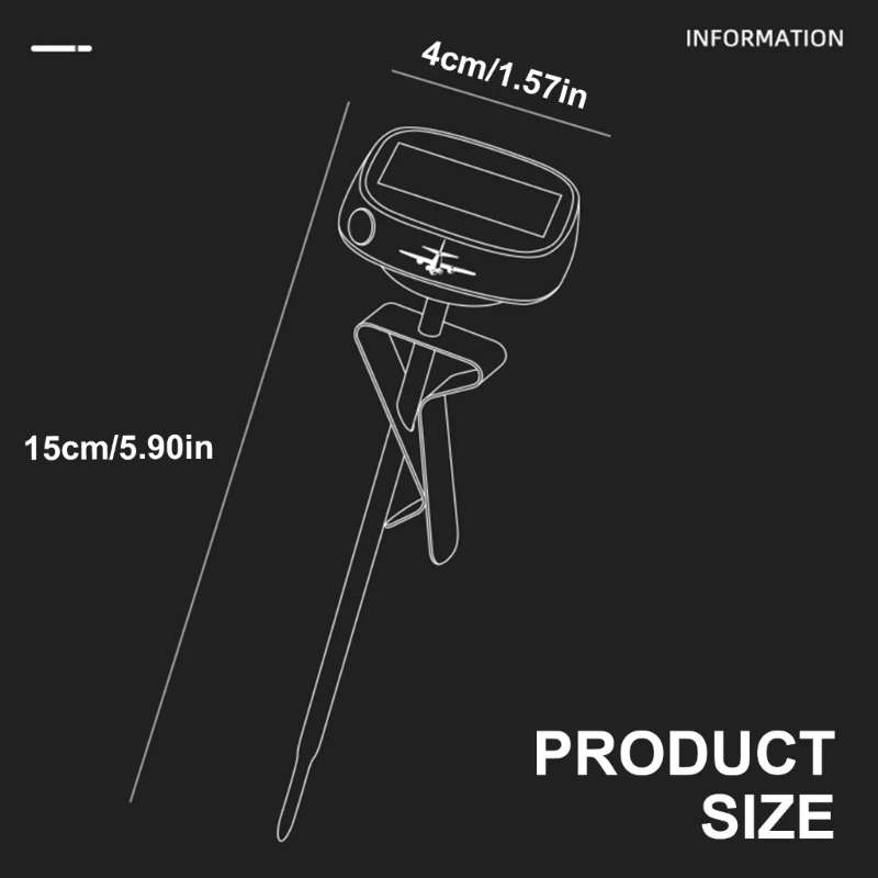 Portable Digital Thermometers for Kitchen BBQ Camping Coffee Art Pen Accessory